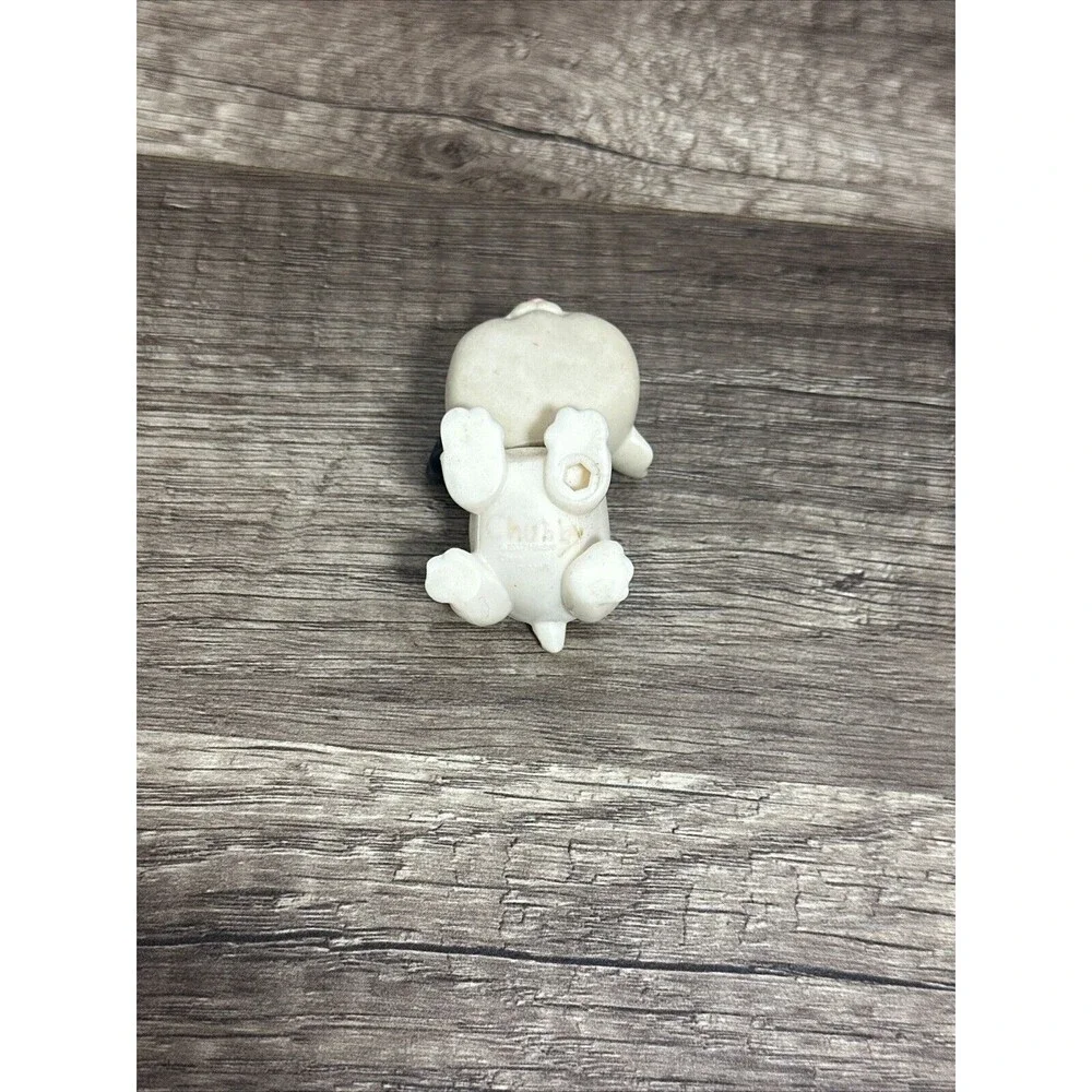 littlest pet shop black white hamster figure rare